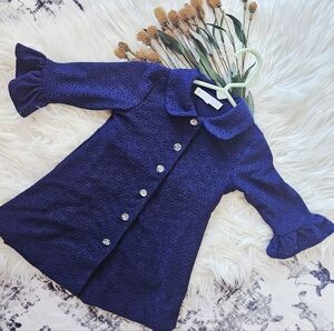 Nannette Baby Blue Eyelet Dress